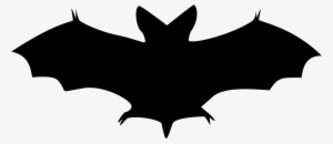 Bat Shadow Black - Halloween Bat Clipart