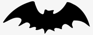 Bat Halloween Silhouette Line Art - Halloween Clip Art Free
