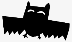 Tree Bat Cat Drawing Silhouette - Bat Drawing