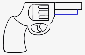 How To Draw Cartoon Revolver - Drawing