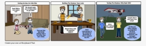 First Airplane - Cartoon