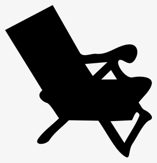 Person Sitting In Chair Png - Beach Chair Clip Art