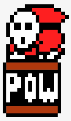 Shyguy - Pow Block Mario Pixel Art