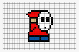 Mario Shy Guy Pixel Art