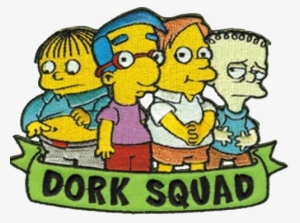 The Simpsons Embroidery Png Transparent - Simpsons Dork Squad