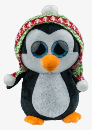 Penelope The Christmas Penguin 9” Medium Plush - Penelope The Penguin Beanie Boo