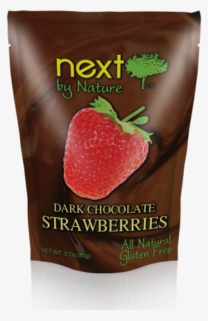 Next By Nature Dark Chocolate Covered Strawberries - Next By Nature Dark Chocolate Strawberries - 3 Oz Bag