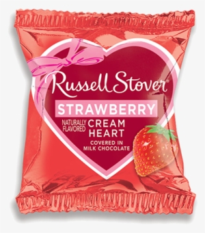 Russell Stover Milk Chocolate Covered Strawberry Cream - Russell Stover Strawberry Heart