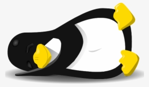 Christmas Penguin Clip Art Clipart - Penguin Sleeping Clip Art