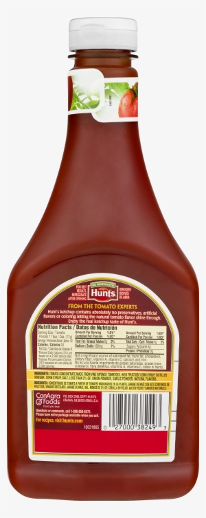 Hunt's 100% Natural Tomato Ketchup - 24 Oz Bottle
