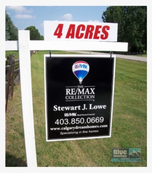 Metal Residential Real Estate Signs With Toppers - Real Estate Signs