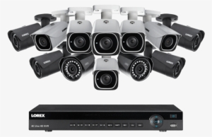 4k Ultra Hd Ip Nvr System With 6 Outdoor 4k 8mp Ip - 4k Ultra Hd Ip Surveillance Camera System