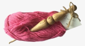 crochet hook - sassafras - wool