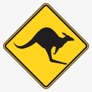 How To Set Use Kangaroo Warning Sign Svg Vector