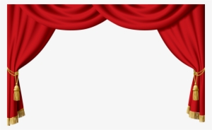 Download Stage Background Png Clipart Theater Drapes - Red Curtains Clipart