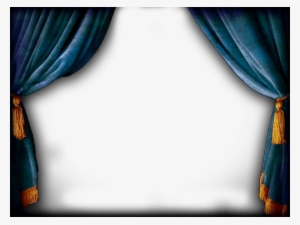 Blue Theatre Curtains Png
