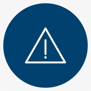 Warning Sign - Settings Icon Png Blue