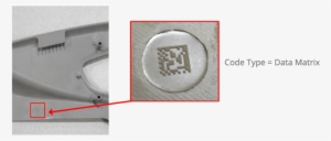 Laser A 2d Barcode/data Matrix Into An Injection Molded - Molded In Barcode