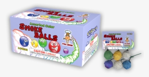 Color Smoke - Tnt Smoke Balls, Assorted Colors - 8 Pieces