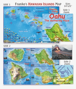 Franko Maps Hawaiian Islands Guide