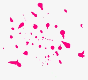 Pink Dots Png - Pink Paint Splatter Png