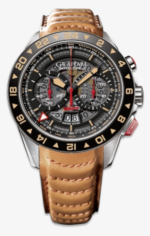 Black Gmt Hand With White Super-luminova Tip And Red - Graham Watch Silverstone Gmt Limited Edition