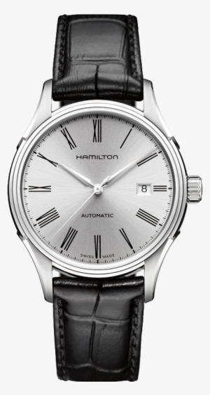 Click This Bar To View The Full Image - Hamilton Valiant Automatic Leather Strap Watch, 40mm