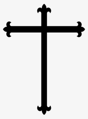 Black Cross Clip Art - Cross Png Grey