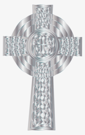 Silver Celtic Cross Png Clipart Png Images - Christian Cross
