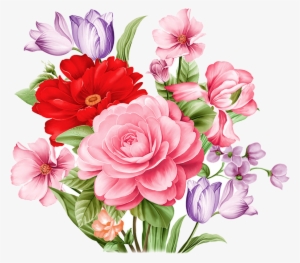 Garden Roses Flower Wong Ting Tingpainted Transprent - Peony Flower Pngs