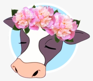Flower Crown Png Tumblr - Cow Tumblr Png