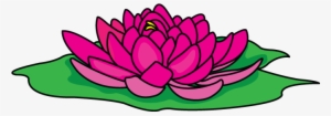 Try To Draw This Illustration Of A Beautiful Lotus - Drawing