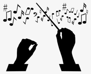 Manos-musica - Hands Of A Conductor Clipart