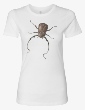 Long Horned Beetle T-shirt - Four Beetles And A Flying Stink Bug