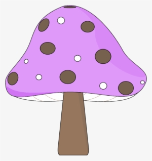 Mushroom Clipart Purple Mushroom - Mushroom Purple Cartoon