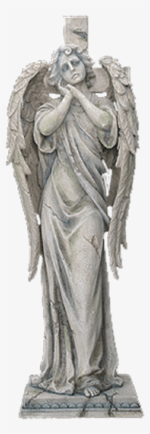 Clip Art Black And White Abdiel Sc From Dark Knight - Angel Statue Transparent