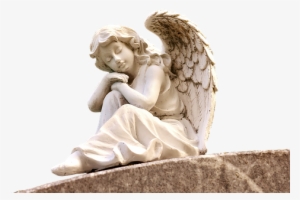 Angel, Sculpture, White, Figure, Cemetery, Faith, Hope - Gomer Evans Edwin: Engel Des Glücks Cd