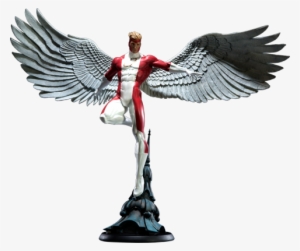 Red Angel Polystone Statue - Angel X Men Png