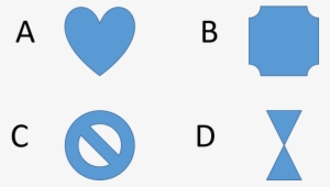 Which Of The Following Shapes Have Both Horizontal - Heart