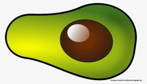 Clipart Transparent Great Avocado Fruit - Fruit Clipart
