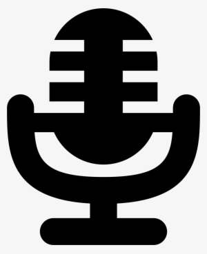 Microphone Black Silhouette Variant - Microfone Silhueta