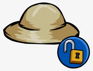 Safari Hat Unlockable Icon - Club Penguin Orange Hoodie