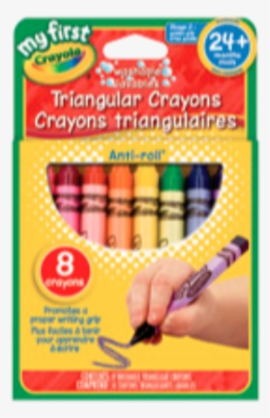 Crayons Triangular Assorted 8/set - Crayola My First Triangular Wax Crayons 8 Pieces