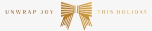 Vacasa Invitation Hero Bow Goldfoil - Portable Network Graphics