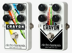 Download Png Image File - Electro Harmonix Crayon 76 Full Range Overdrive Guitar