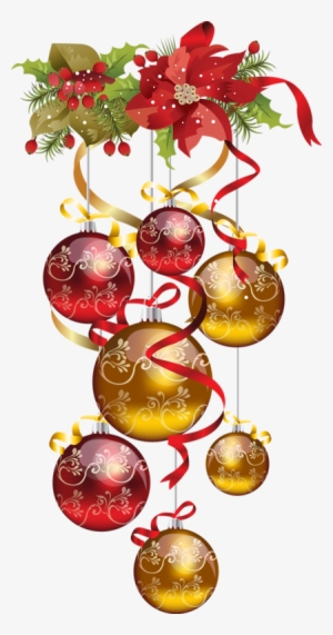 Red-and-Gold Christmas Bow clipart. Free download transparent .PNG
