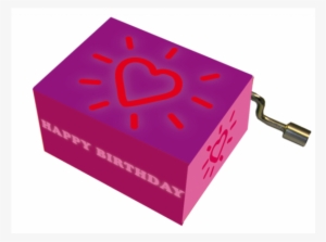 音樂盒"happy Birthday, Heart With Aureola, Violet" Melody - Fridolin Music Box '' Alles Gute Zum Geburtstag