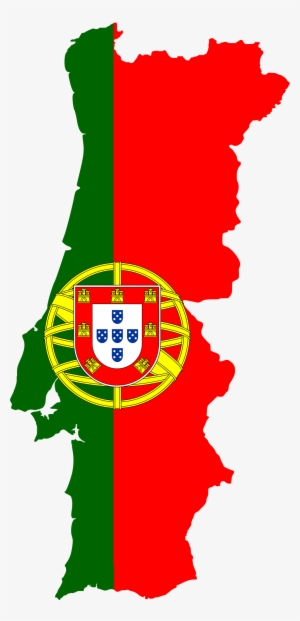 Uefa Euro 2004 Flag Map - Portugal Flag In Country