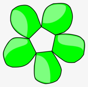 Green Flower Clip Art - Flower Green Clipart