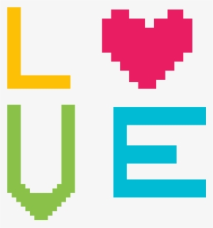 San Valentin - Blue Pixel Heart